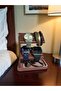 Watch and Jewelry Stand with Double Deck and Chamber - Double Deck Watch and Bracelet Organizer - 6