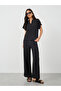 Solid Extended Sleeves Top and Wide Leg Pants Co-Ords