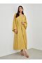 طقم كيمونو مفتوح من الأمام مع فستان ماكسي