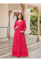 Floral Print Cotton Kurta with Trousers and Jacket Set