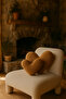 Teddy Heart Pillow Plush Heart Pillow Heart Pillow Children's Pillow Large Size - 6