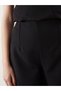 Two Mt Shop Quality Lcw Vision Black Women's Pleated Shorts with Zipper Waist - 3