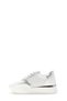 Tugerdi White Silver Genuine Leather Thermo Sole Lace-Up Casual Women's Shoes Tg0975726125492 - 3