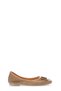 Tugerdi Tan Genuine Leather Buckle Light Sole Quality Women's Ballerina Shoes Tg092102610412 - 4