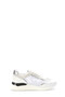 Tugerdi White Silver Inside and Outside Genuine Leather Laced Thermo Sole Quality Women's Casual Shoes Tg - 4