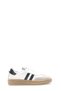 Tugerdi White Black Genuine Leather Lace-Up Light Sole Women's Casual Shoes Tg092172611182 - 4