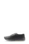 Tugerdi Black Genuine Leather Lace-Up Gel Sole Women's Casual Shoes Tg0941926531 - 3