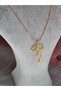 Stylish Chain ​​Detail, Steel, Curled Bow Ket - 6
