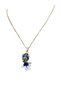Chubby Goldfish Steel Necklace Koi Navy Blue - 2