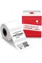 Thermal Labels Sticker Paper, Multi-Purpose Rectangle White Self-Adhesive Tag for M110/M120/