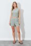 Women's Çağla Sleeveless Blouse and Shorts Set - 2