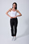 Linen Viscose Joggers Double Pocket Relaxed Cut 7/8 Leg Length. Designed for Summer and Spring Months. - 3