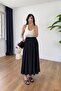 Sabrina Black Pocket Detailed Skirt - 4