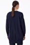 Shoulders Stone Printed Rayon Tunic Dark Blue - 4