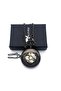 Mechanical Chain Pocket Watch Transparent Design Retro Style Wind-Up Collectible Watch with Shackle - 5