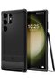 Spigen Rugged Armor designed for Samsung Galaxy S23 ULTRA case cover (2023) - Matte Black - 4