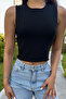 Women's Lycra Zero Sleeve Crop Tank Top