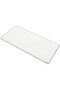 3XL Extended Gaming Mouse Mat/Pad - Large, Wide White Cloth Mousepad, Stitched Edges | 24"x - 2