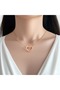 316L Stainless Steel Heart Shaped Gold Necklace