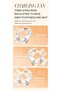 YU WELL Mini Wearable USB Neck Fan Long-lasting Battery Portable Lightweight Powerful Winds (White, - 4