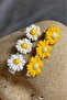 - Hülya 6683 5848 Handmade Polymer Clay White and Yellow Daisy Flower Designed 2-Piece Side Hair t - 2