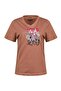 Alone Printed V-Neck Women's T-Shirt 402