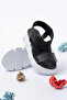 Kindep Poli Light Sole Rubber Thick Sole Girls Sandals Black - 4