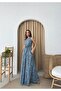 Patterned Flared Belted Design Jumpsuit - 6