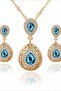 مجموعة قلادات من قطرات الكريستال لتعزيز أناقتك - 2