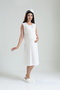 Women's Tuba Ecru Cotton Summer Patterned Pajamas Maternity Maternity-Nightdress Pajamas Set of 2 - 6