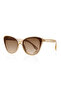 Cat Eye Women's Sunglasses Mink Shiny 1026