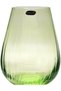 Ebreez Bohemia 82237/D4353 Crystal Waterfall Vase 245 ml | Green Glass Flower Vase for Décor - 3