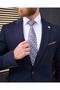 Italian Style Slim Fit Combination Suit Navy Blue T13925 - 5