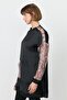 Garnished Pocket Detailed Tunic Black - 2