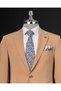Italian Style Slim Fit Jacket Pantalon Suit Camel T14000 - 2