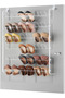 Over The Door Shoe Rack White + EVA | Wall Hanging Shoe Organizer | Space Saver Storage Shelf - 3