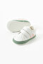 First Step Velcro Strip Detailed Comfortable Non-Slip Sole Baby Shoes Booties - 4