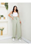 Linen Mixed Relaxed Fit Summer Pants # 7665 - 3