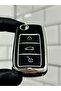 Seat Leon Ibiza Toledo Cordoba Altea Alhambra Switchblade Nano Key Case Black Silver - 3