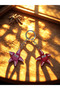 Special Stylish Design Starfish Cute 3D Hard Plastic Movable Keychain Gift Accessory 2Pcs - 3