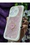 Xiaomi Redmi 13 Compatible Stylish Phone Case with Heart Pink Glitter Pearl and Ribbon Detail - 4