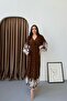 Long Women's Dress with Skirt Pattern - 5