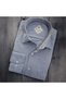 Men's Classic Wide Relaxed Fit Pocket Striped Long Sleeve Cotton Shirt - 2