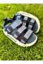 Size 26-35 Three Stripes Lightweight Non-Slip Sole Girls-Boys Sandals