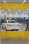 0.80mm Transparent Auto Service and Washing Partition Curtain 12 Colors Height 200cm X Width 450cm
