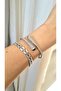 Vip Series Xuping Stainless Steel Silver Color Zircon Stone Bracelet - 2