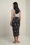 Women's Side Tie Midi Skirt - 4