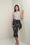 Women's Side Tie Midi Skirt