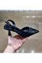 Women's 7 cm Thin Heel Closed Front Open Back Both Daily and Evening Dress Heeled Shoes