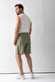 Men's Adjustable Waist Double Pocket Shorts Khaki - 9239 - 8